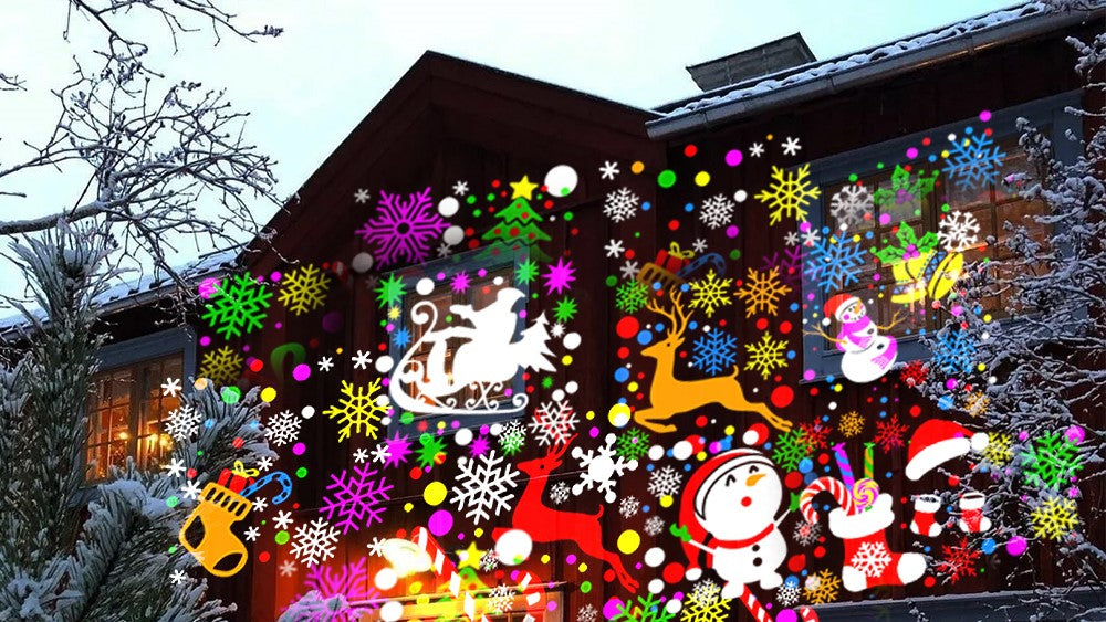 Proiettore laser con luci decorative